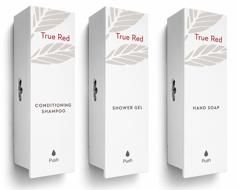 Red Roof Inn hand soap and lotion