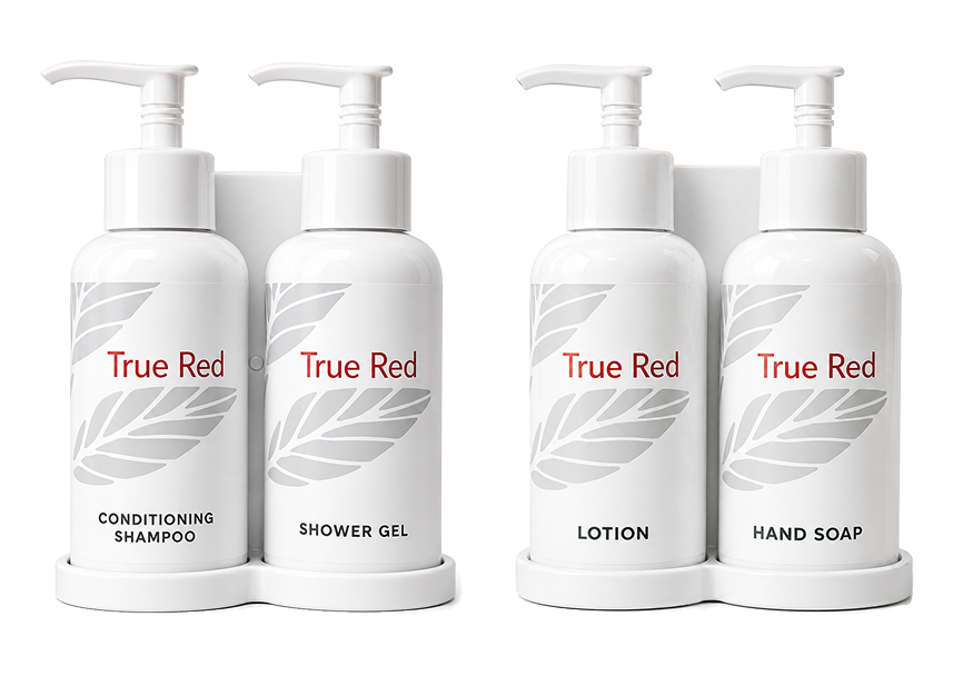 Red Roof Plus conditioning shampoo and shower gel