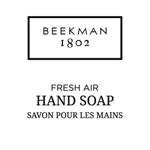 Beekman Hand Soap - Pump+  Label