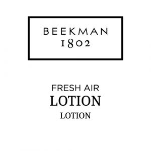 Beekman Lotion - Pump+  Label