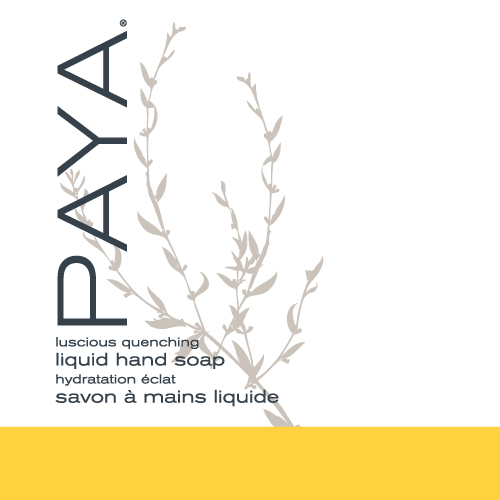 photo of paya liquid hand soap, a hotel soap dispenser