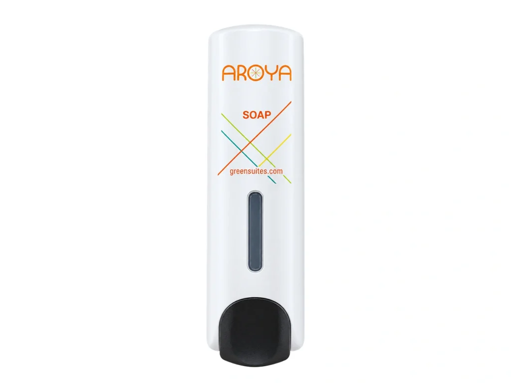 Aroya Slim White Refillable Hand Soap Dispenser