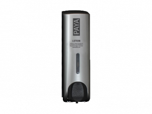 Paya Slim Silver Finish Refillable Lotion Dispenser