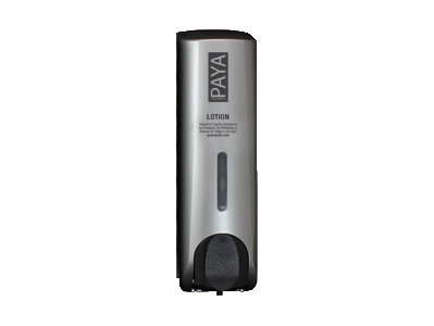Paya Slim Silver Finish Refillable Lotion Dispenser