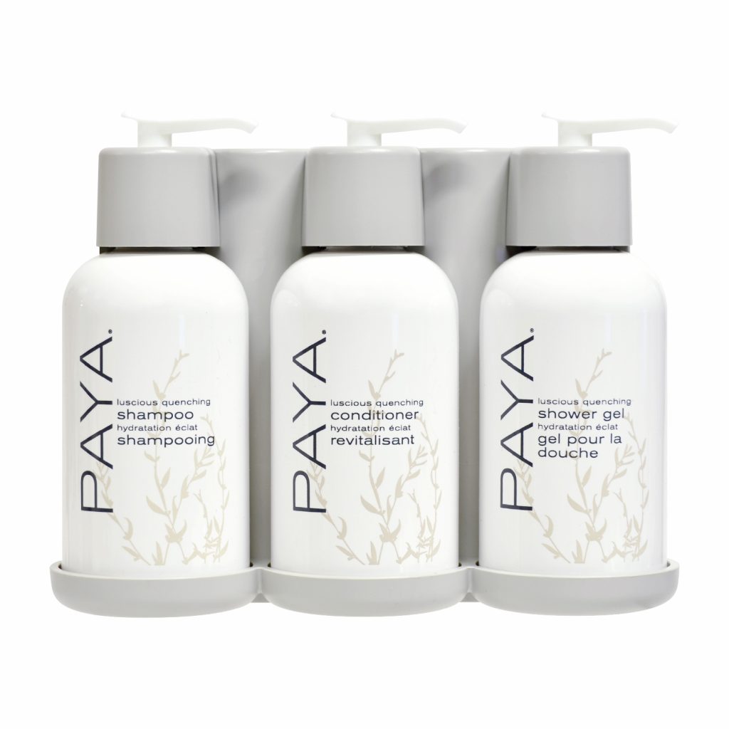 Paya EcoEclipse White 3-Chamber Refillable Dispenser