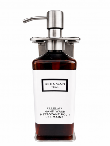 Beekman Fresh Air Kiff Silver Hand Soap Refillable Dispenser