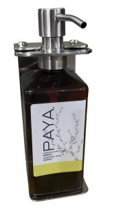 Paya Kiff Silver Lotion Refillable Dispenser