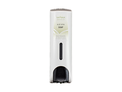 Natura Slim White Refillable Hand Soap Dispenser