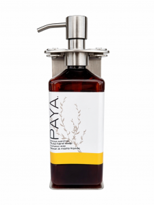 Paya Kiff Silver Hand Soap Refillable Dispenser