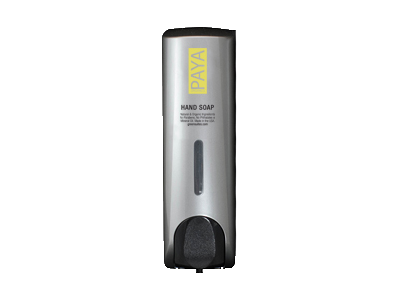 Paya Slim Silver Finish Refillable Hand Soap Dispenser