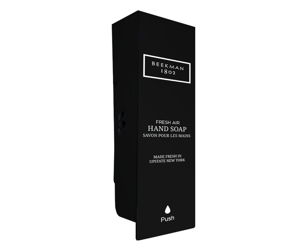 Beekman Fresh Air Odyssey Black Hand Soap Refillable Dispenser