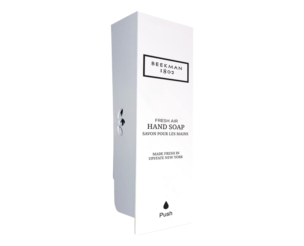 Beekman Fresh Air Odyssey White Hand Soap Refillable Dispenser