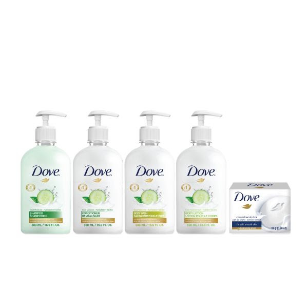 Dove 240mL/8.11oz Deeply Nourishing Hand Wash (Prefilled Aqua bottles / Case of 24)