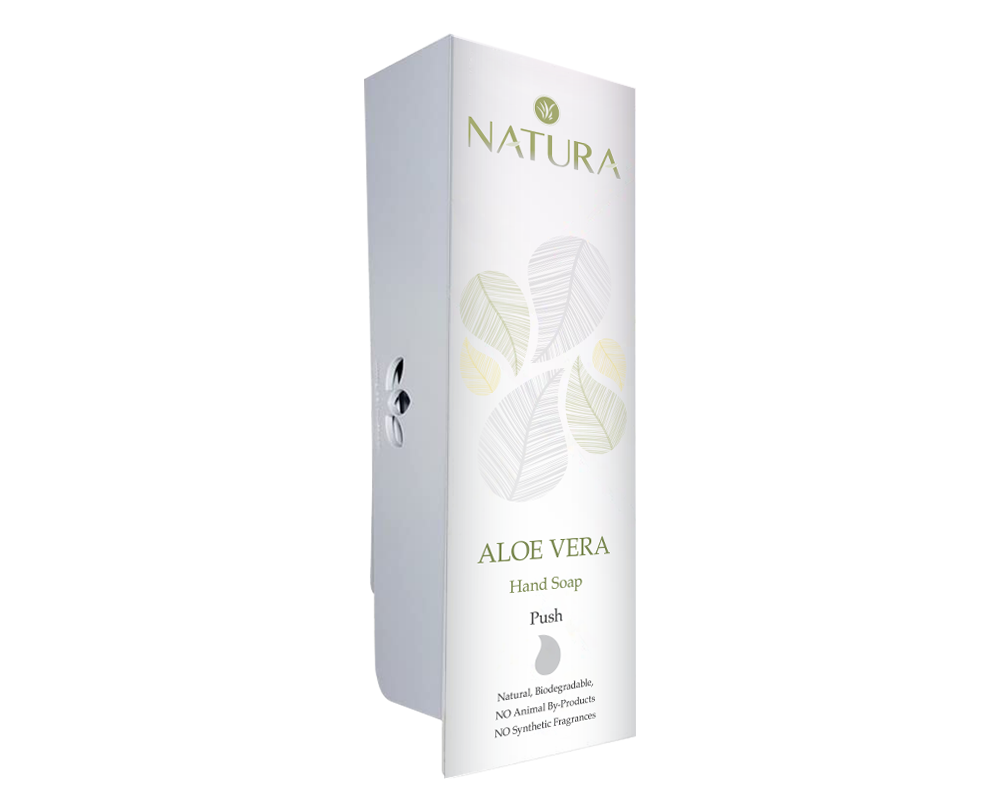 Natura Odyssey White Hand Soap Refillable Dispenser