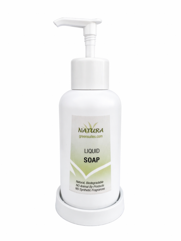 Natura Pump+ White Hand Soap Dispenser
