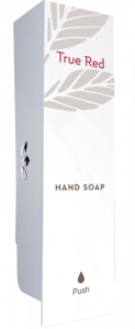 True Red Odyssey White Hand Soap Refillable Dispenser