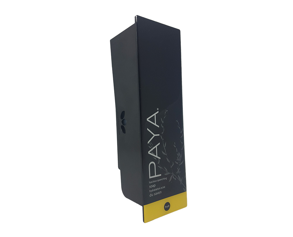 Paya Odyssey Black Hand Soap Refillable Dispenser