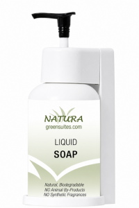 Natura Pump+ Black Hand Soap Dispenser