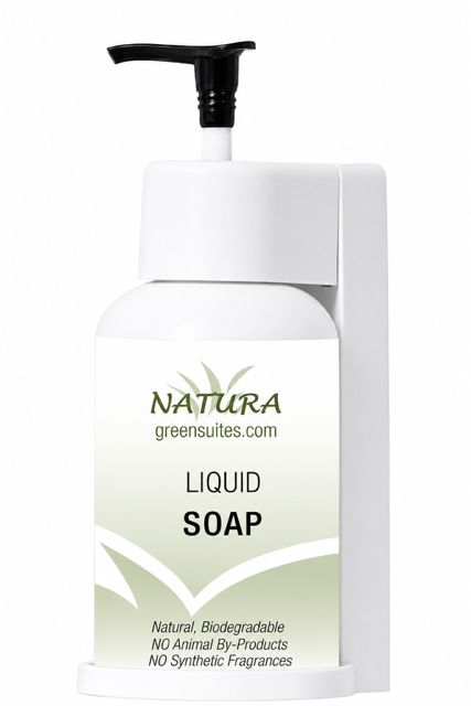Natura Pump+ Black Hand Soap Dispenser