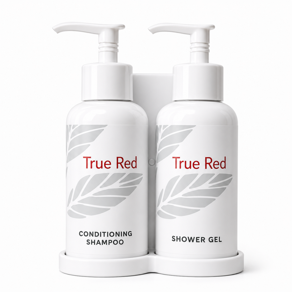 True Red Pump+ White Duo Conditioning Shampoo & Shower Gel Set