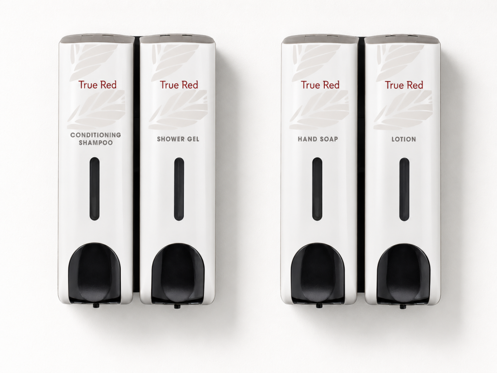True Red Slim White 2x Duo Set