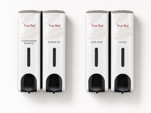 True Red Slim White 2x Duo Set