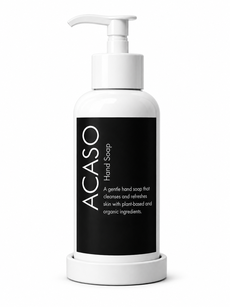 Acaso Pump+ White Handsoap Refillable Dispenser