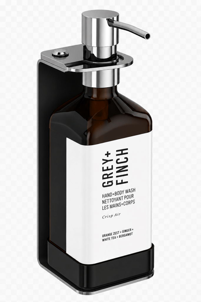 Grey + Finch Kiff Body Wash Refillable Dispenser