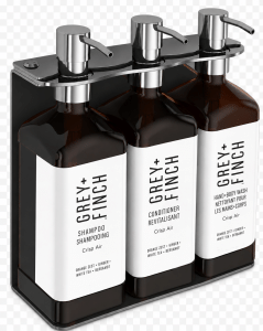 Grey + Finch Kiff trio (Shampoo, Conditioner & Bodywash) Refillable Dispenser Set